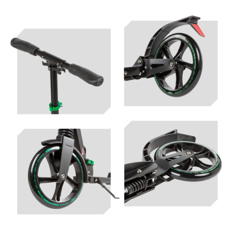 Hulajnoga miejska WXM RSN-B01 do 100 kg - GREEN