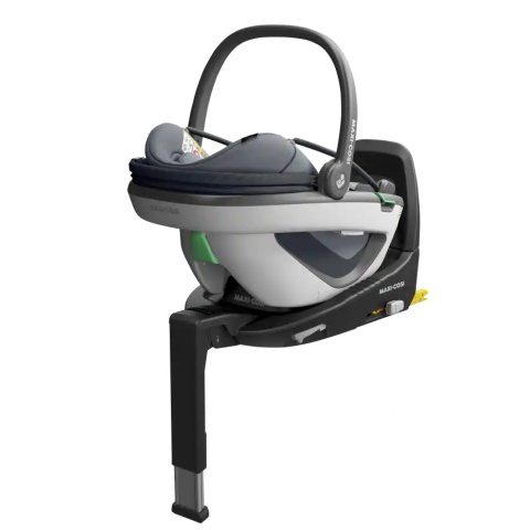 CORAL Maxi-Cosi + Śpiworek za 1zł, fotelik samochodowy I-Size do 75cm 0-12kg - Essential Grey