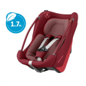 CORAL Maxi-Cosi + Śpiworek za 1zł, fotelik samochodowy I-Size do 75cm 0-12kg - Essential Red