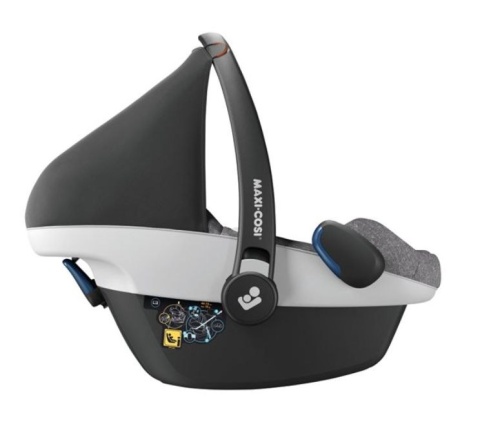 Pebble Pro i-Size Maxi Cosi + Śpiworek za 1zł, fotelik samochodowy od urodzenia 45 cm do 75 cm - Frequency Black