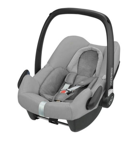 ROCK Maxi-Cosi + Śpiworek za 1zł, fotelik samochodowy I-Size do 75cm 0-13kg - Nomad Grey