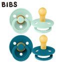 BIBS COLOUR 2-PACK NORDIC MINT & FOREST LAKE S Smoczek Uspokajający kauczuk Hevea