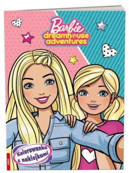Książka Barbie dreamhouse adventures. Kolorowanka z naklejkami NA-1202