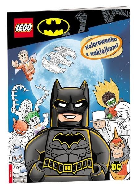 Książeczka LEGO BATMAN. Kolorowanka z naklejkami NA-6450