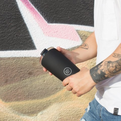 Cool Bottles Kubek termiczny 330 ml Mono Black