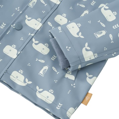 Fresk Kurtka przeciwdeszczowa 92 cm (2 lata) Wieloryb Blue fog