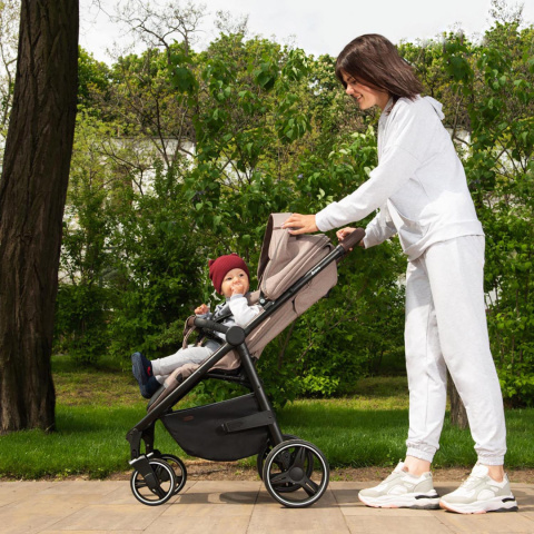 Bravo Carrello wózek dziecięcy spacerowy do 22 kg - Linen Beige
