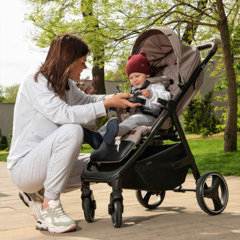 Bravo Carrello wózek dziecięcy spacerowy do 22 kg - Linen Beige