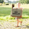 Childhome Walizka dziecięca Mini Traveller Kanwas Khaki