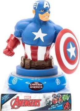 Lampka nocna 3D 25cm Captain America Avengers MV15911 Kids Euroswan