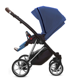 MUSSE Royal 2w1 BabyActive wózek głęboko-spacerowy -  Blueberry Chrom