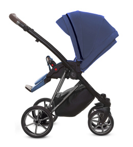 MUSSE Royal 2w1 BabyActive wózek głęboko-spacerowy -  Blueberry Nikiel