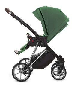 MUSSE Royal 2w1 BabyActive wózek głęboko-spacerowy -  Emerald Chrom