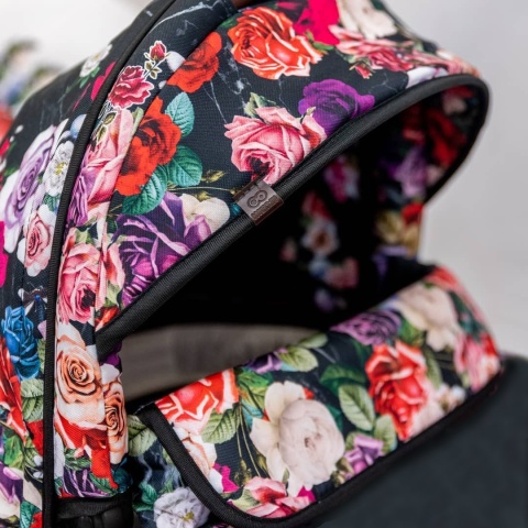 MUSSE 2w1 BabyActive wózek głęboko-spacerowy Light Rose / stelaż Chrom