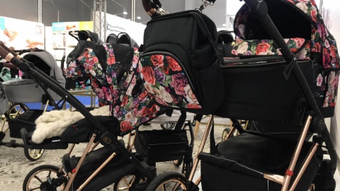 MUSSE 2w1 BabyActive wózek głęboko-spacerowy Light Rose / stelaż Chrom