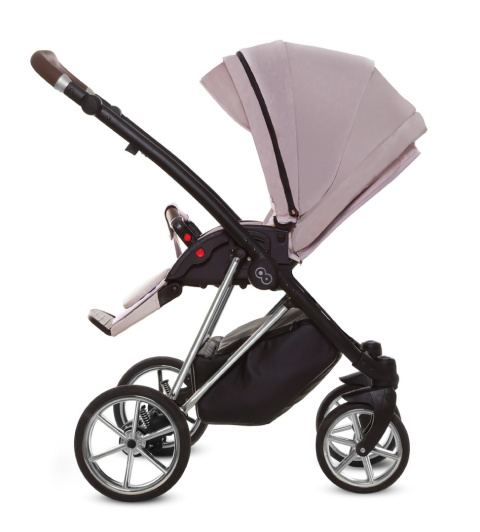 MUSSE 2w1 BabyActive wózek głęboko-spacerowy - Ultra PASTEL / stelaż Chrom