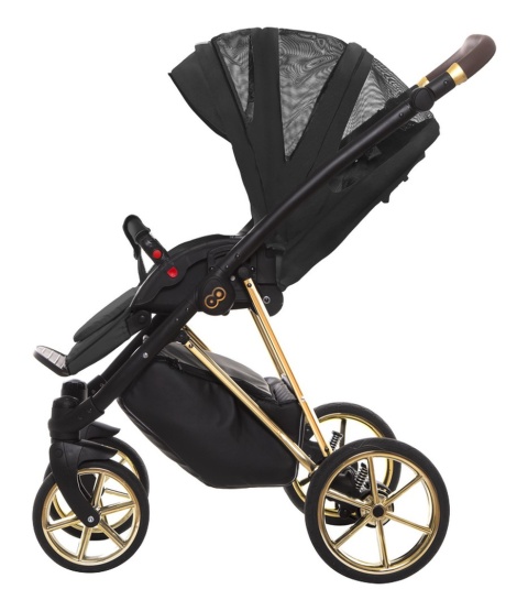 MUSSE 2w1 BabyActive wózek głęboko-spacerowy - Ultra ZEN / stelaż Gold