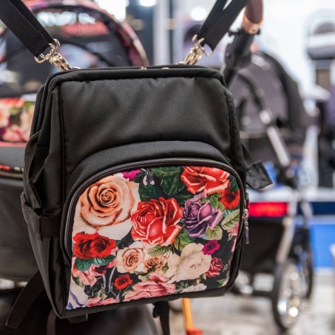 MUSSE 3w1 BabyActive wózek głęboko-spacerowy + fotelik samochodowy Kite 0-13kg - Dark Rose / stelaż Rose Gold