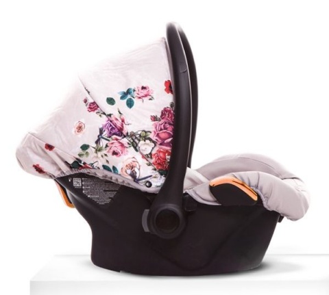 MUSSE 3w1 BabyActive wózek głęboko-spacerowy + fotelik samochodowy Kite 0-13kg - Light Rose / stelaż Rose Gold