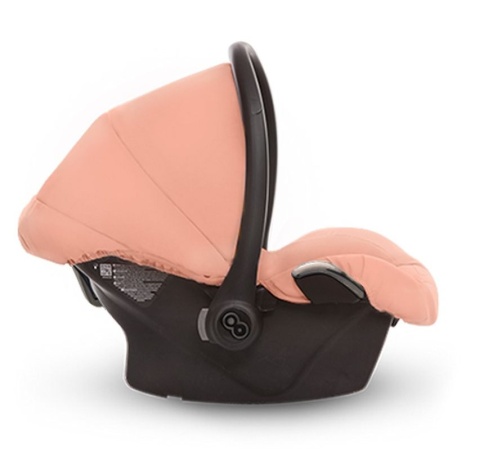 MUSSE 3w1 BabyActive wózek głęboko-spacerowy + fotelik samochodowy Kite 0-13kg - Ultra APRICOT / stelaż Chrom