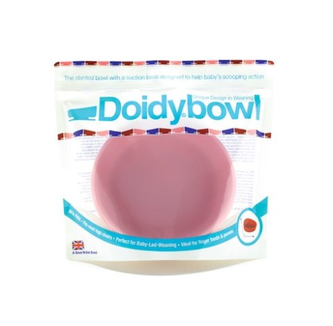 Miseczka-Talerzyk Doidy Bowl z przyssawką - różany