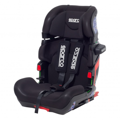 SK800i SPARCO 9-36kg ISOFIX fotelik samochodowy od 9 miesięcy do około 12 lat - Blue