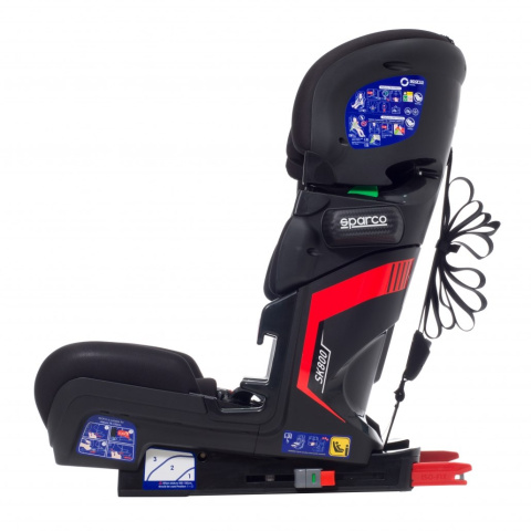 SK800i SPARCO 9-36kg ISOFIX fotelik samochodowy od 9 miesięcy do około 12 lat - Blue