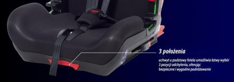 SK800i SPARCO 9-36kg ISOFIX fotelik samochodowy od 9 miesięcy do około 12 lat - Blue