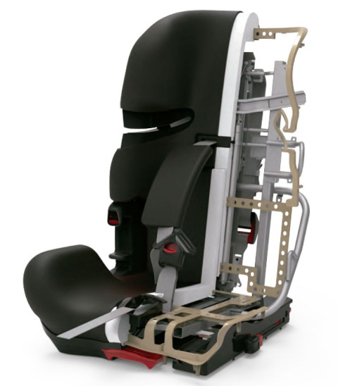 SK800i SPARCO 9-36kg ISOFIX fotelik samochodowy od 9 miesięcy do około 12 lat - Red