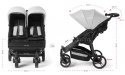 EASY TWIN 3.0 Baby Monsters wózek bliźniaczy - wersja spacerowa Atlantic