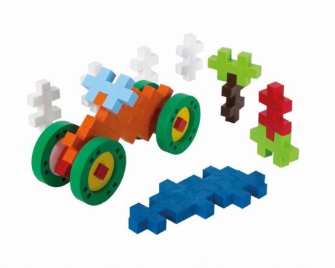 Plus-Plus Make & Go!, BIG Basic - 200 szt 5 płytek 20 kół - Edukacja