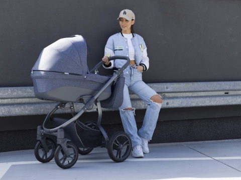 HOLLAND New Bebetto 2w1 wózek wielofunkcyjny głęboko-spacerowy 03/CZM