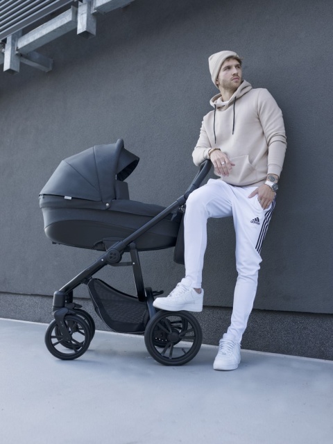 HOLLAND New Bebetto 2w1 wózek wielofunkcyjny głęboko-spacerowy 03/CZM