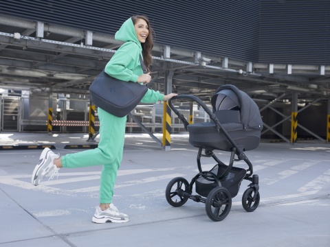 HOLLAND New Bebetto 2w1 wózek wielofunkcyjny głęboko-spacerowy 03/CZM