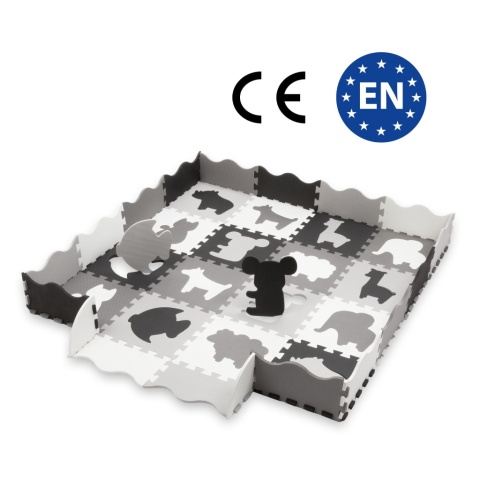 Kidwell HAPPY Zoo Puzzle piankowe Mata 150x150 cm