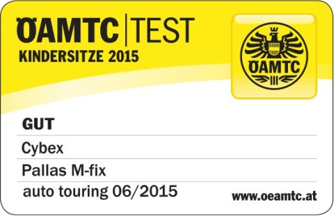 PALLAS M-FIX CYBEX 4* ADAC 9-36 kg, od ok. 9 miesięcy do 12 lat