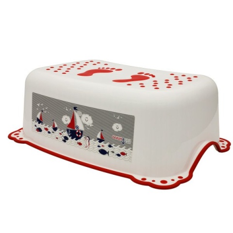 Podnóżek z gumkami antypoślizgowymi "Ocean i Morze" (5467)