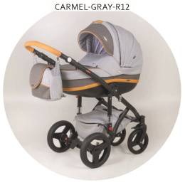 VICCO 3W1 ADAMEX wózek dziecięcy - Polski Produkt - carmel gray r12
