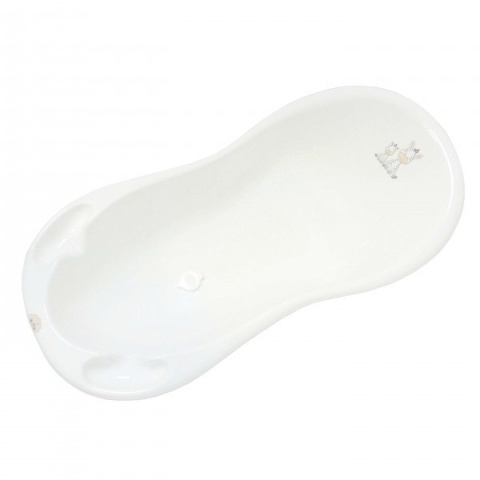 Wanna 84cm z korkiem i matą antypoślizgową "ZEBRA" Maltex Baby (6852)