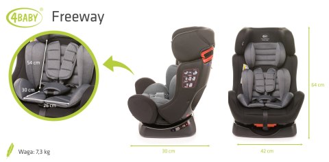 Fotelik Freeway XXI 0-25 kg Grey