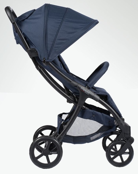 M2x MAST Swiss Design wózek spacerowy do 22 kg, waży tylko 7,5 kg - Blueberry