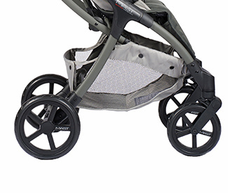 M2x MAST Swiss Design wózek spacerowy do 22 kg, waży tylko 7,5 kg - Forest Green