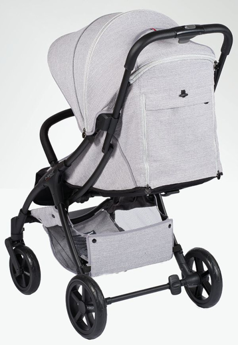 M2x MAST Swiss Design wózek spacerowy do 22 kg, waży tylko 7,5 kg - Granite