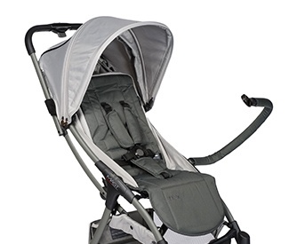 M2x MAST Swiss Design wózek spacerowy do 22 kg, waży tylko 7,5 kg - Granite