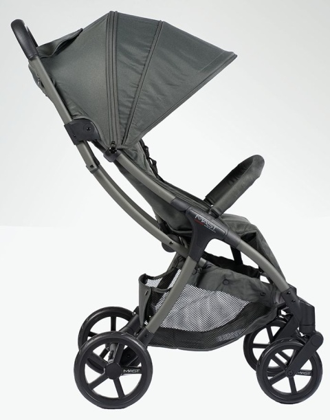 M2x MAST Swiss Design wózek spacerowy do 22 kg, waży tylko 7,5 kg - Volcanic Ash