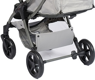 M2x MAST Swiss Design wózek spacerowy do 22 kg, waży tylko 7,5 kg - Volcanic Ash