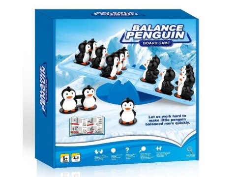 Edukacyjna Gra Matematyczna Logiczna Balansujące Pingwinki, Równoważnia, Huśtawka