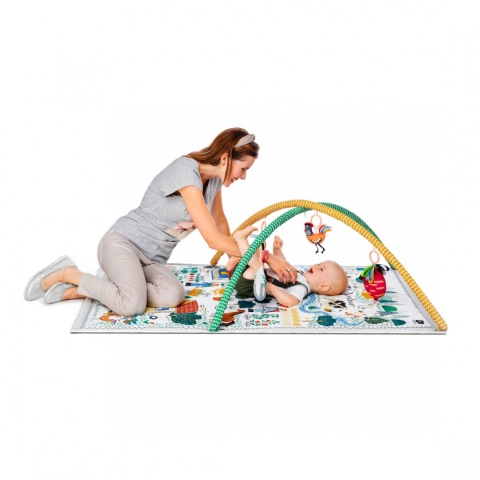 Kinderkraft Mata Edukacyjna Tipi Little Gardener