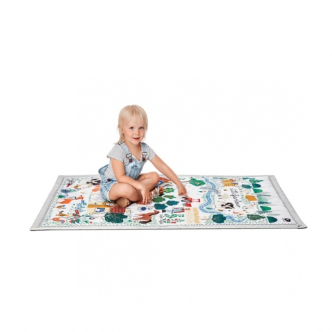 Kinderkraft Mata Edukacyjna Tipi Little Gardener