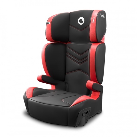 HUGO 15-36kg isofix Lionelo fotelik samochodowy, 5 lat Gwarancji - ekoskóra Red Chili
